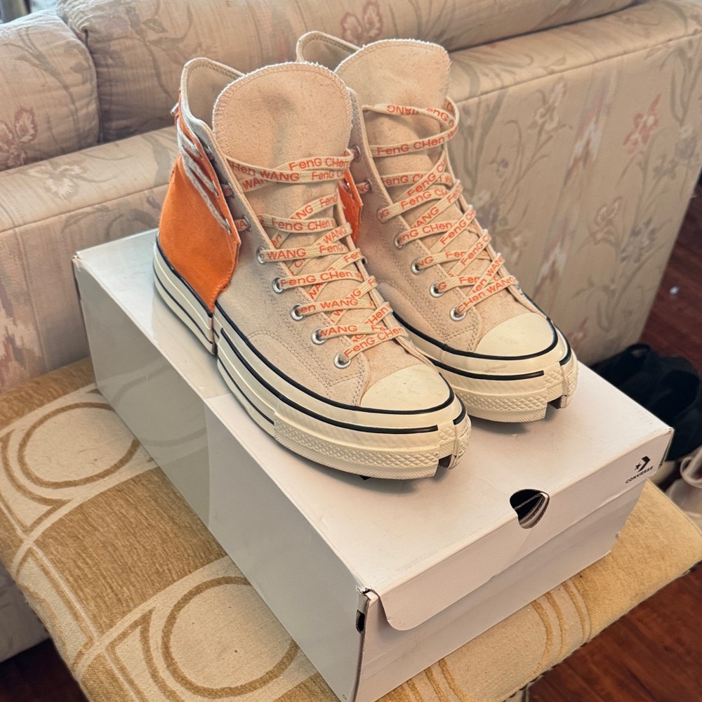 Converse Chuck 70 High x Feng Chen Wang 2-in-1 'Persimmon Ivory' - SKU 169840C
